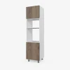 Słupek na piekarnik i mikrofalę BASIC PLUS BP/D60SPM-220 dark rockfort hickory