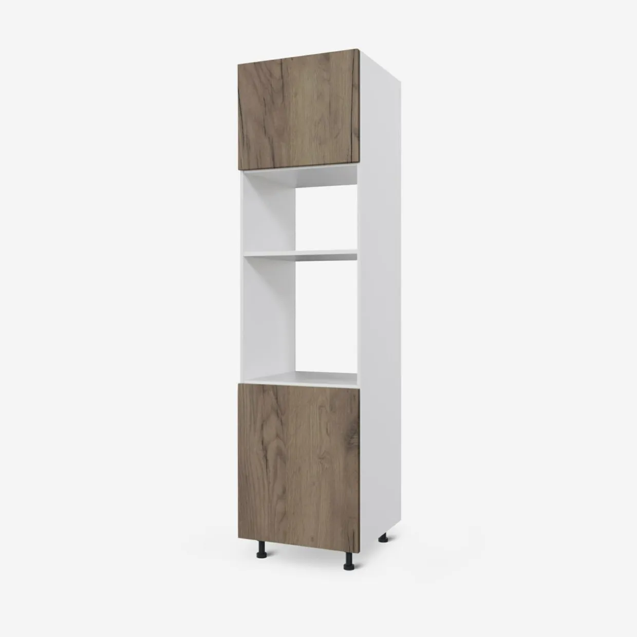 Słupek na piekarnik i mikrofalę BASIC PLUS BP/D60SPM-220 dark rockfort hickory