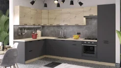 Słupek pod lodówkę MILENA M/D60SL grafit