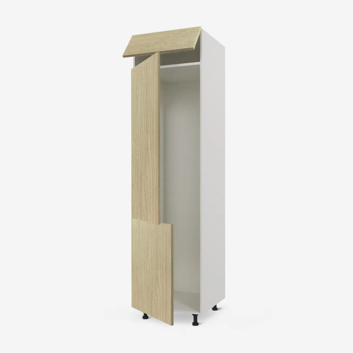 Słupek pod lodówkę wysoki BASIC PLUS BP/D60SL-220 sand barbera oak