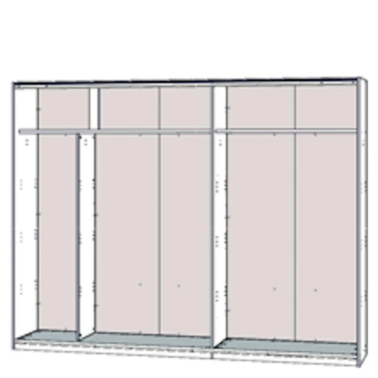 Szafa BELLEVUE BLQS128E1-N09