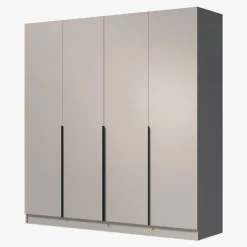 Szafa 4-drzwiowa z lustrem KASZMIR 200 cm