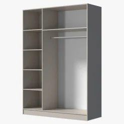 Szafa 3-drzwiowa z lustrem KASZMIR 150 cm