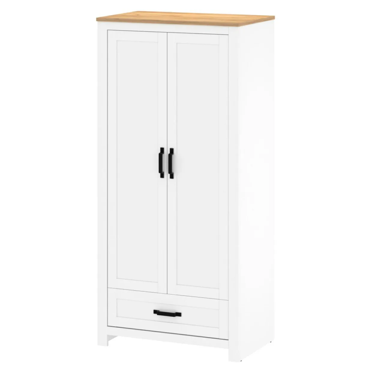 Szafa dwudrzwiowa z szufladą LANZETTE 2D1S