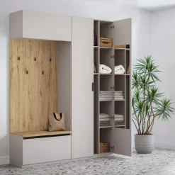 Szafa głęboka z lustrem wewnętrznym MAX MODERN II