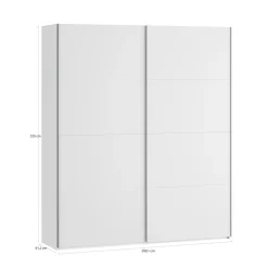 Szafa przesuwna FITIO mat 200 cm