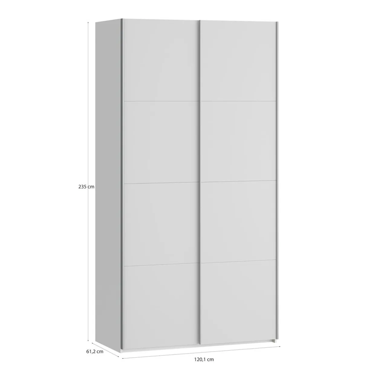 Szafa przesuwna FITIO mat 120 cm