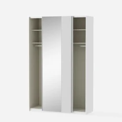 Szafa przesuwna z lustrem FITIO połysk 150 cm