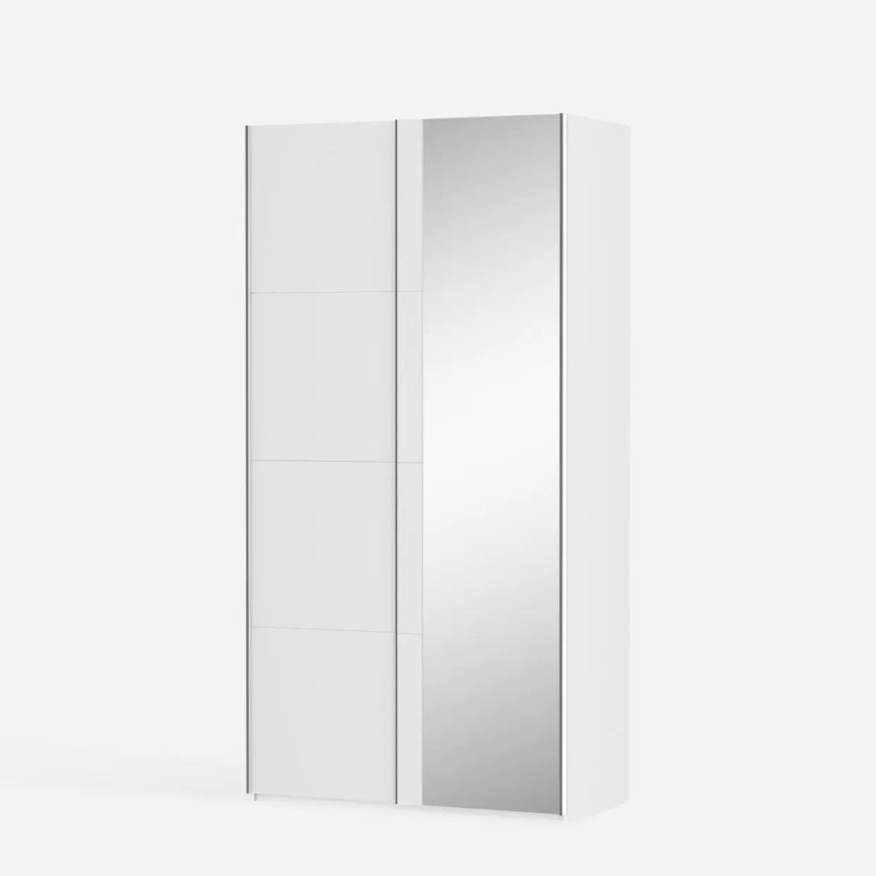 Szafa przesuwna z lustrem FITIO mat 120 cm