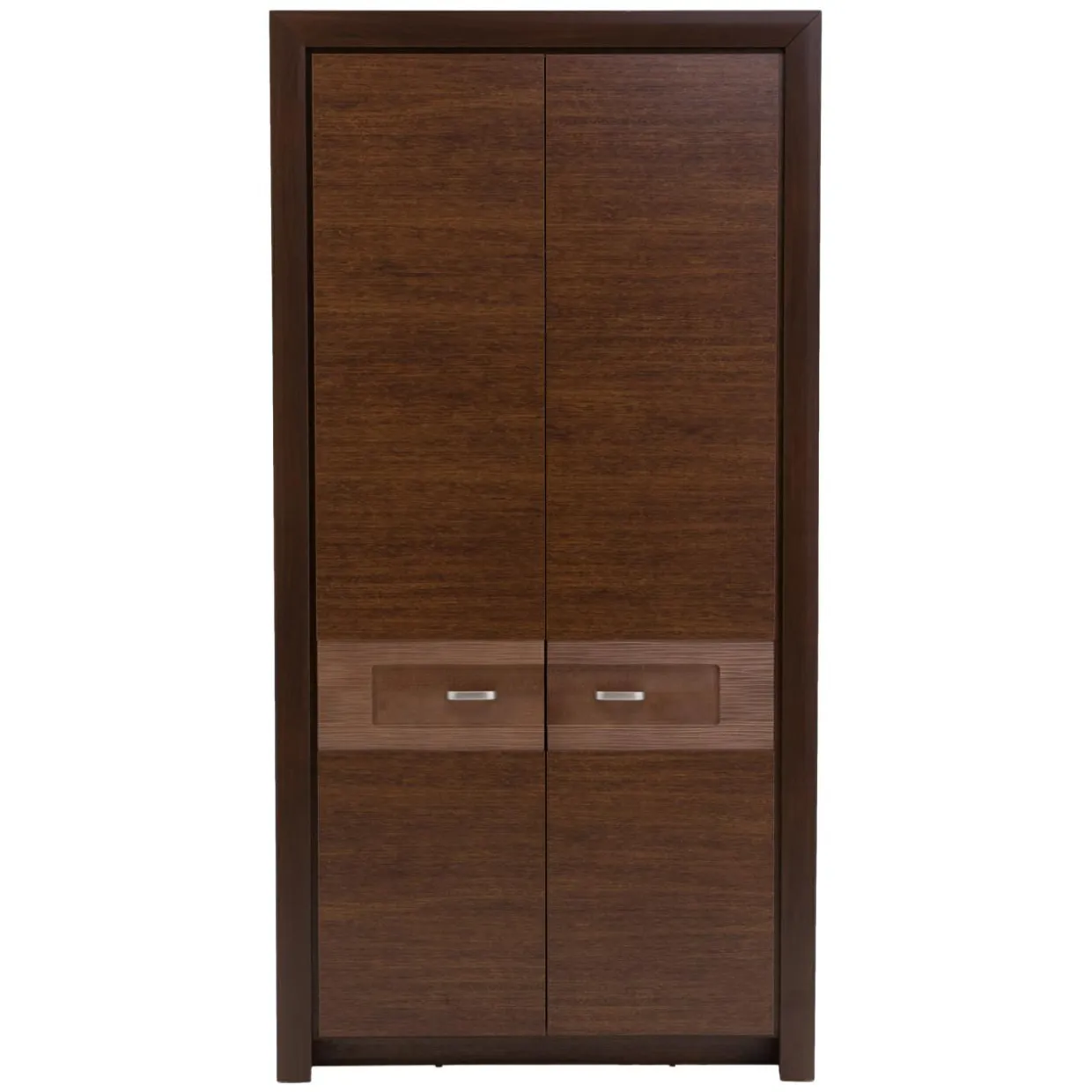 Szafa z drążkiem ciemny brąz 109 cm PARIS