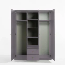 Szafa z lustrem fioletowa COLORI