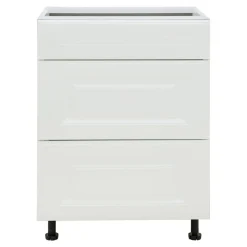 Szafka dolna BASIC PLUS BP/D60S3 biały mat