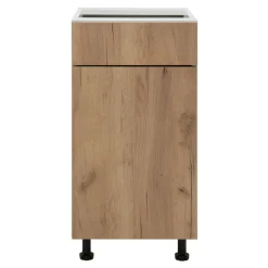 Szafka dolna BASIC PLUS BP/D40S1 dąb craft złoty