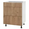 Szafka dolna BASIC PLUS BP/D60S3 dąb craft złoty
