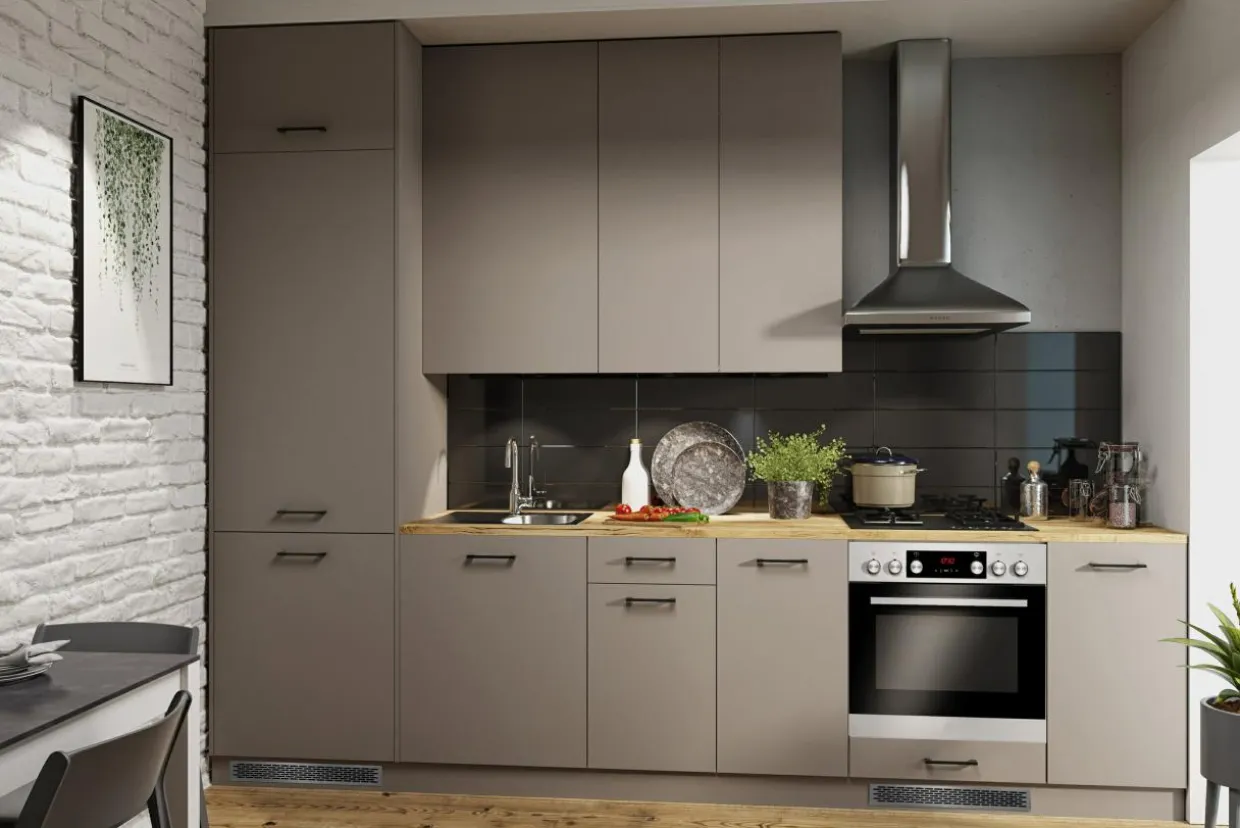 Szafka dolna narożna BASIC PLUS BP/D90NW clay grey