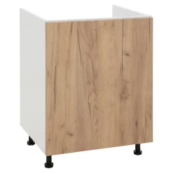 Szafka dolna pod zlewozmywak BASIC PLUS BP/D60Z dąb craft złoty