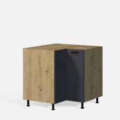 Szafka dolna stojąca narożna MILENA M/D90X90N grafit