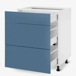 Szafka dolna z 3 szufladami BASIC PLUS BP/D60SR3 alby blue