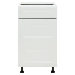 Szafka dolna z 3 szufladami BASIC PLUS BP/D45SR3 biały mat