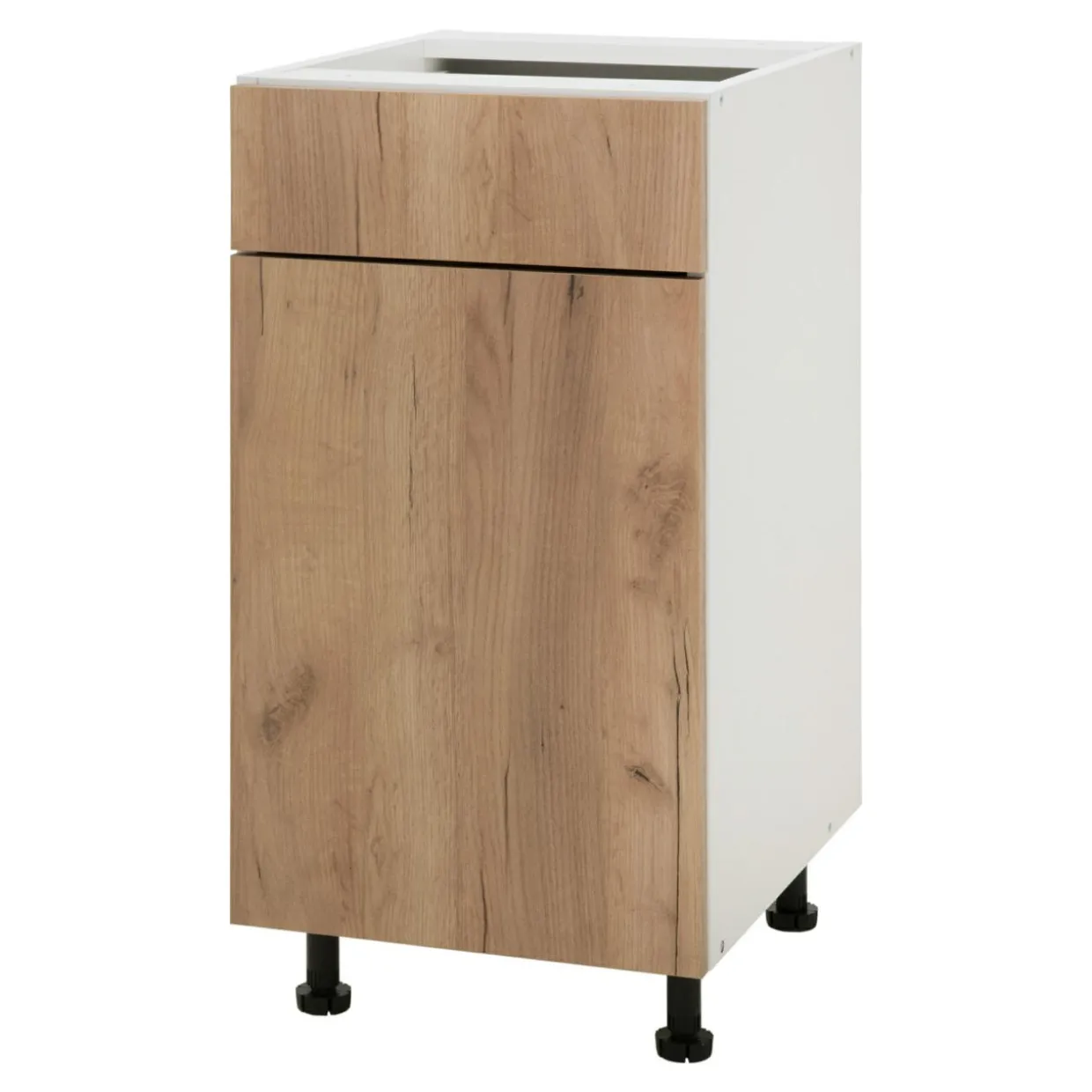 Szafka dolna z szufladą BASIC PLUS BP/D40SR1 dąb craft złoty