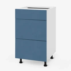 Szafka dolna z szufladami BASIC PLUS BP/D45S3 alby blue