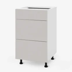 Szafka dolna z szufladami BASIC PLUS BP/D45SR3 clay grey