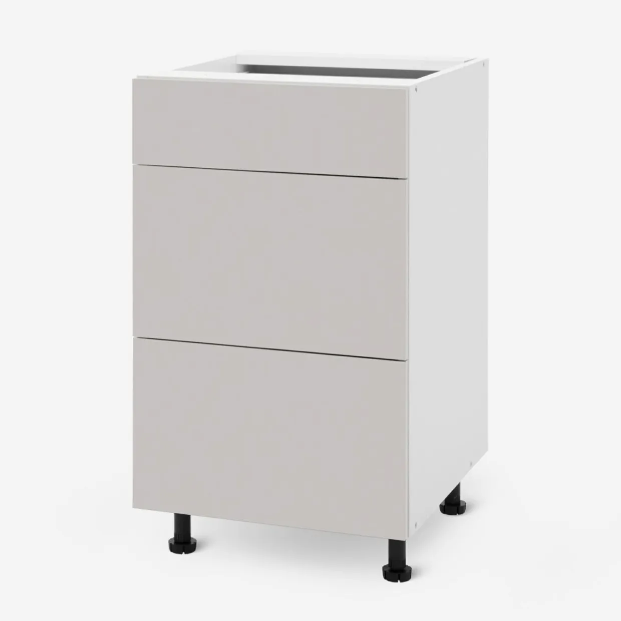 Szafka dolna z szufladami BASIC PLUS BP/D45S3 clay grey