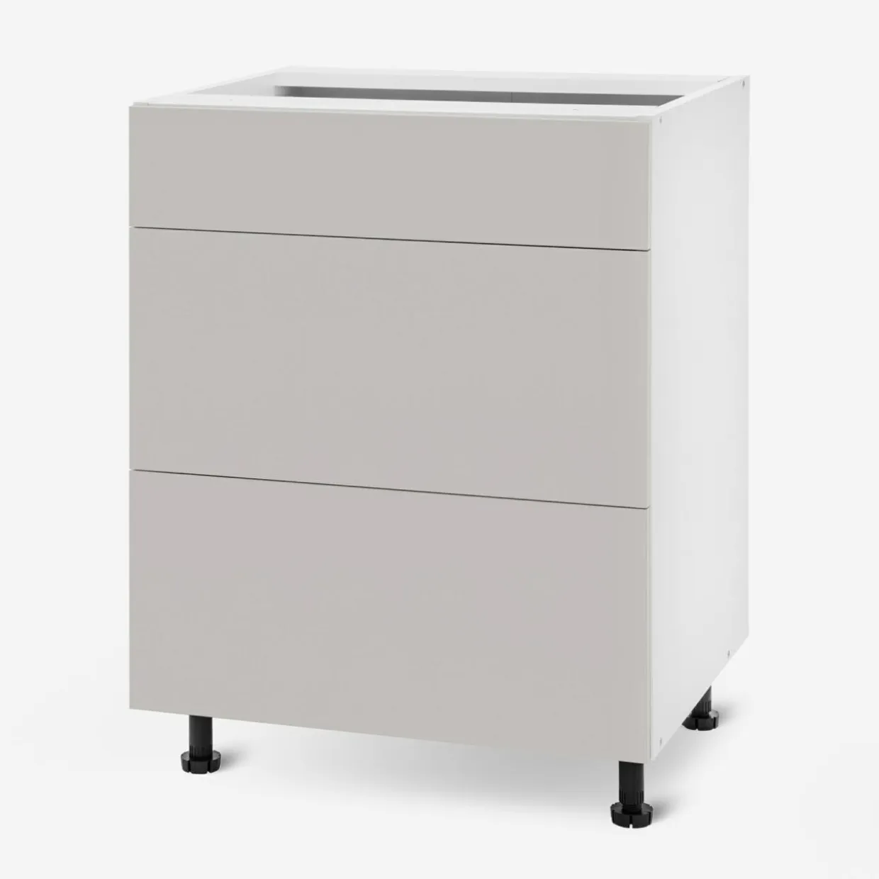 Szafka dolna z szufladami BASIC PLUS BP/D60SR3 clay grey