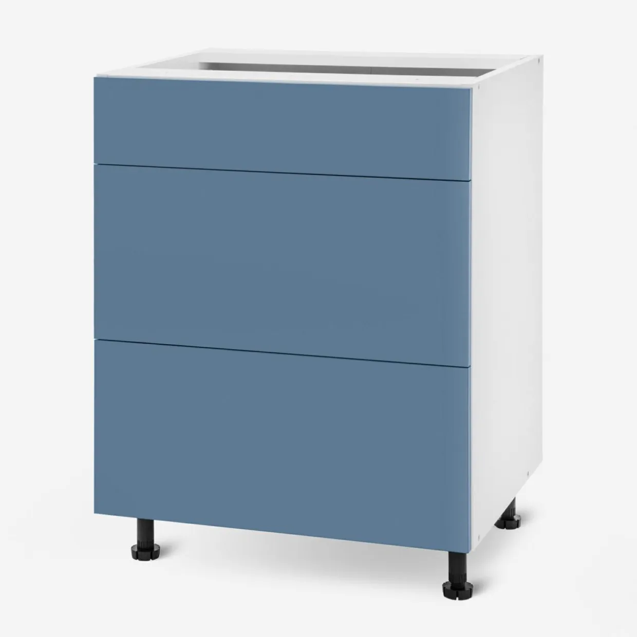 Szafka dolna z szufladami BASIC PLUS BP/D60S3 alby blue