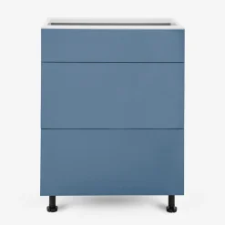 Szafka dolna z szufladami BASIC PLUS BP/D60S3 alby blue