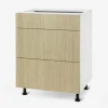 Szafka dolna z szufladami BASIC PLUS BP/D60S3 sand barbera oak