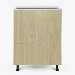 Szafka dolna z szufladami BASIC PLUS BP/D60S3 sand barbera oak