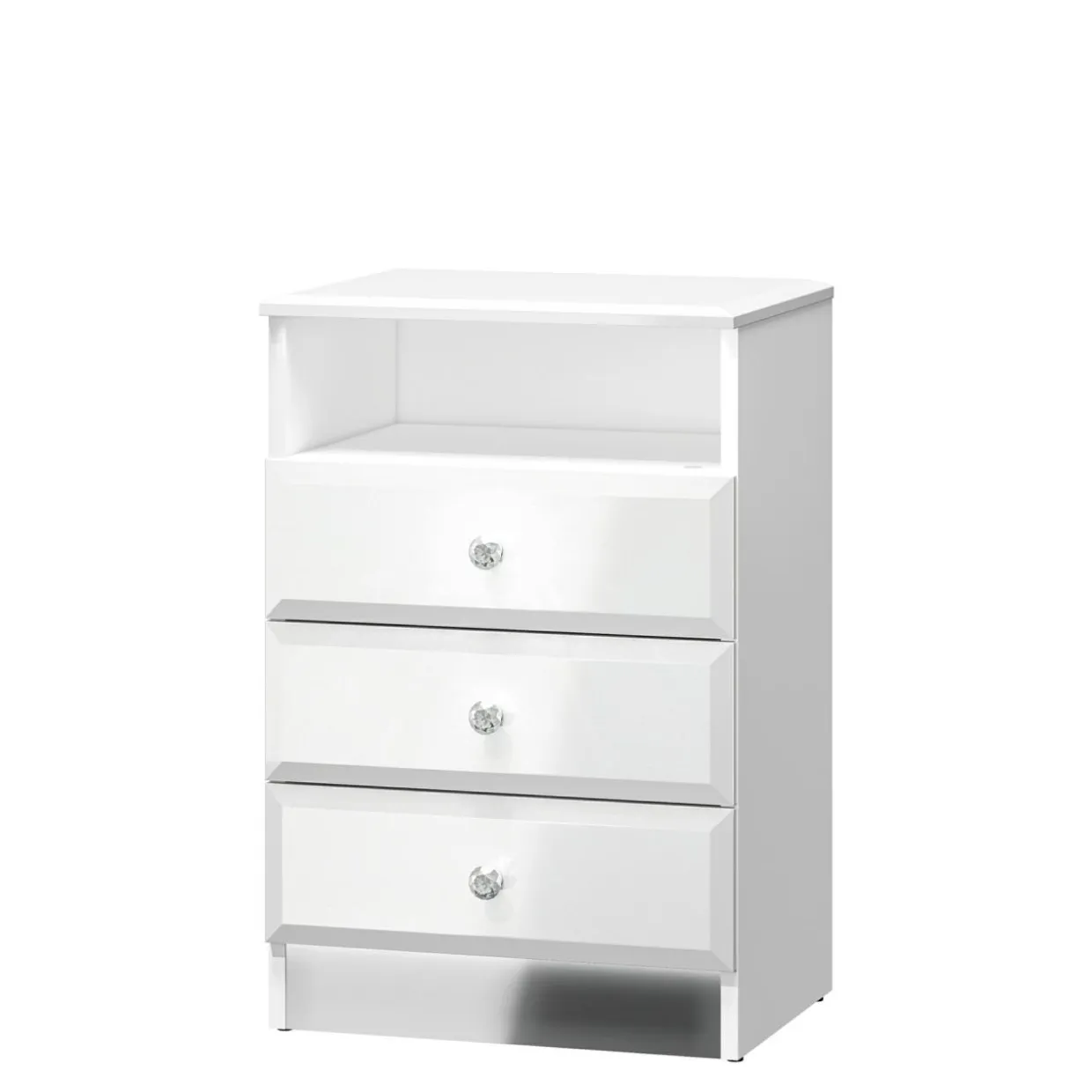 Szafka nocna GLAMOUR 3S TYP07 z oświetleniem