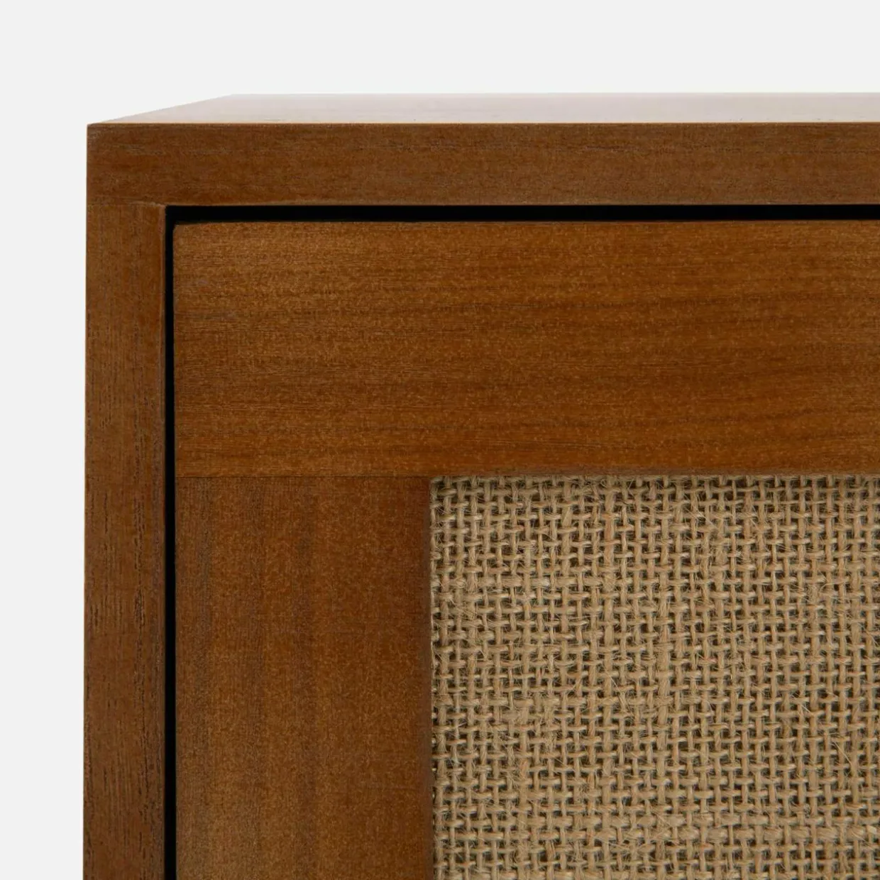 Szafka nocna z plecionką CROSSE