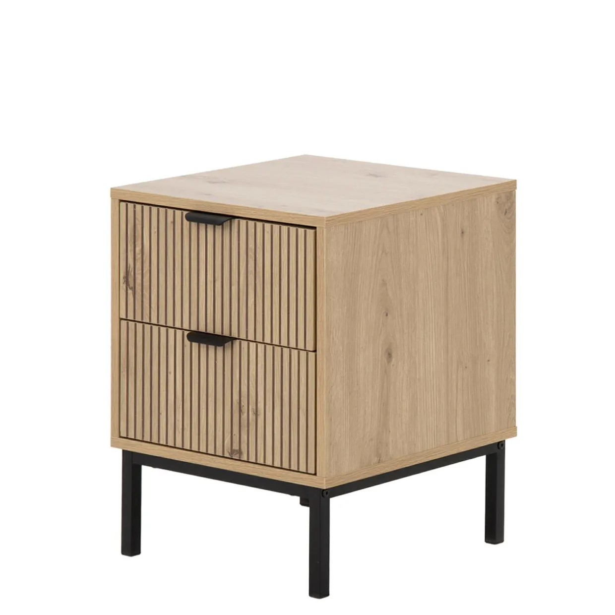 Szafka nocna z ryflowaniem SALA