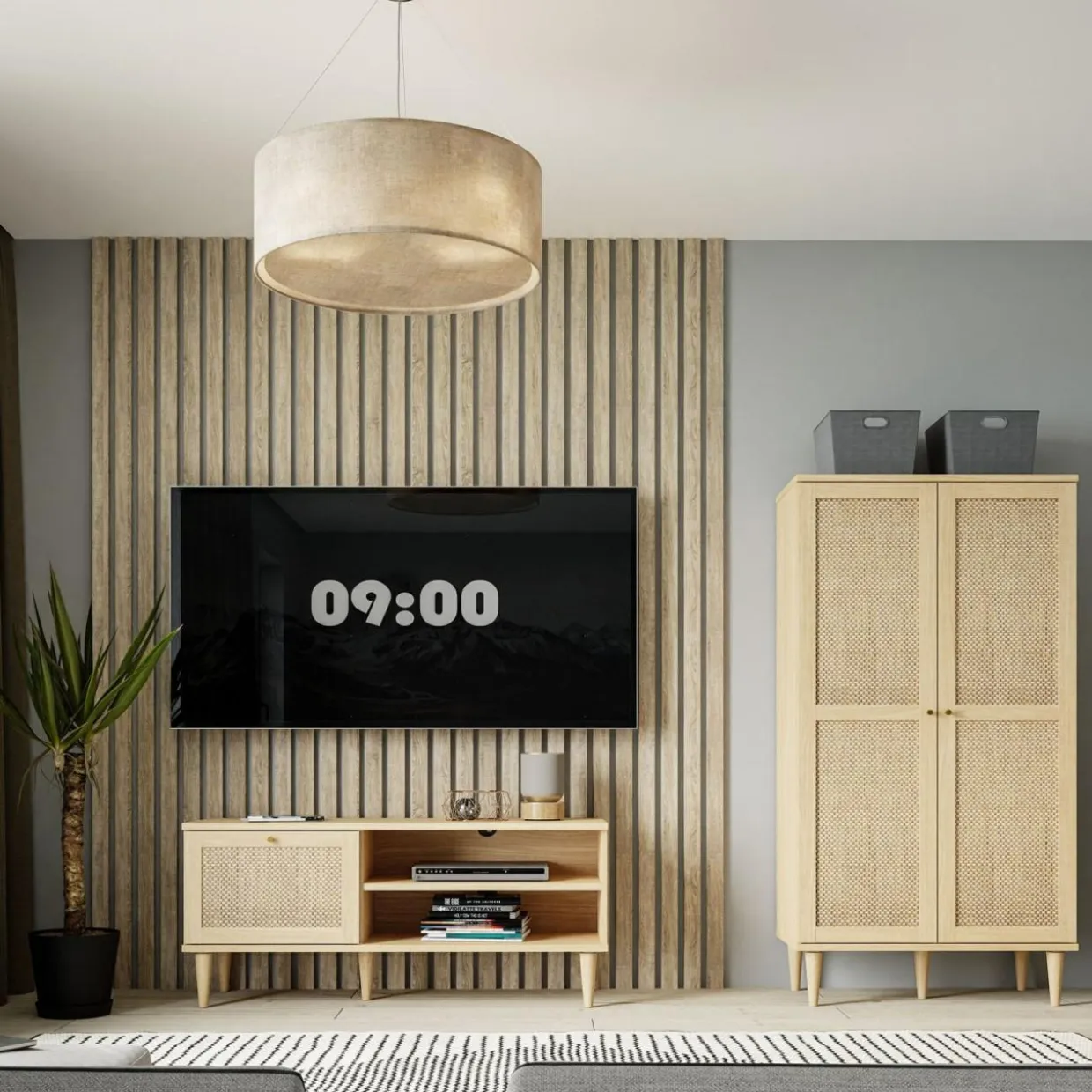 Szafka RTV boho CALASETTA 120 cm