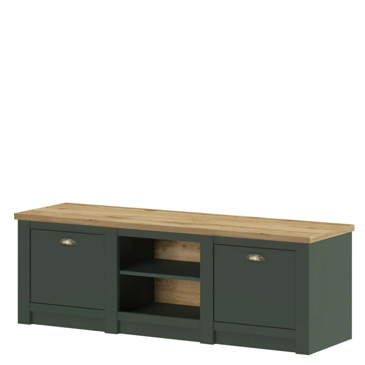 Szafka RTV zielona CAMBRIDGE 2D
