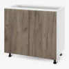 Szafka stojąca BASIC PLUS BP/D80 dark rockfort hickory