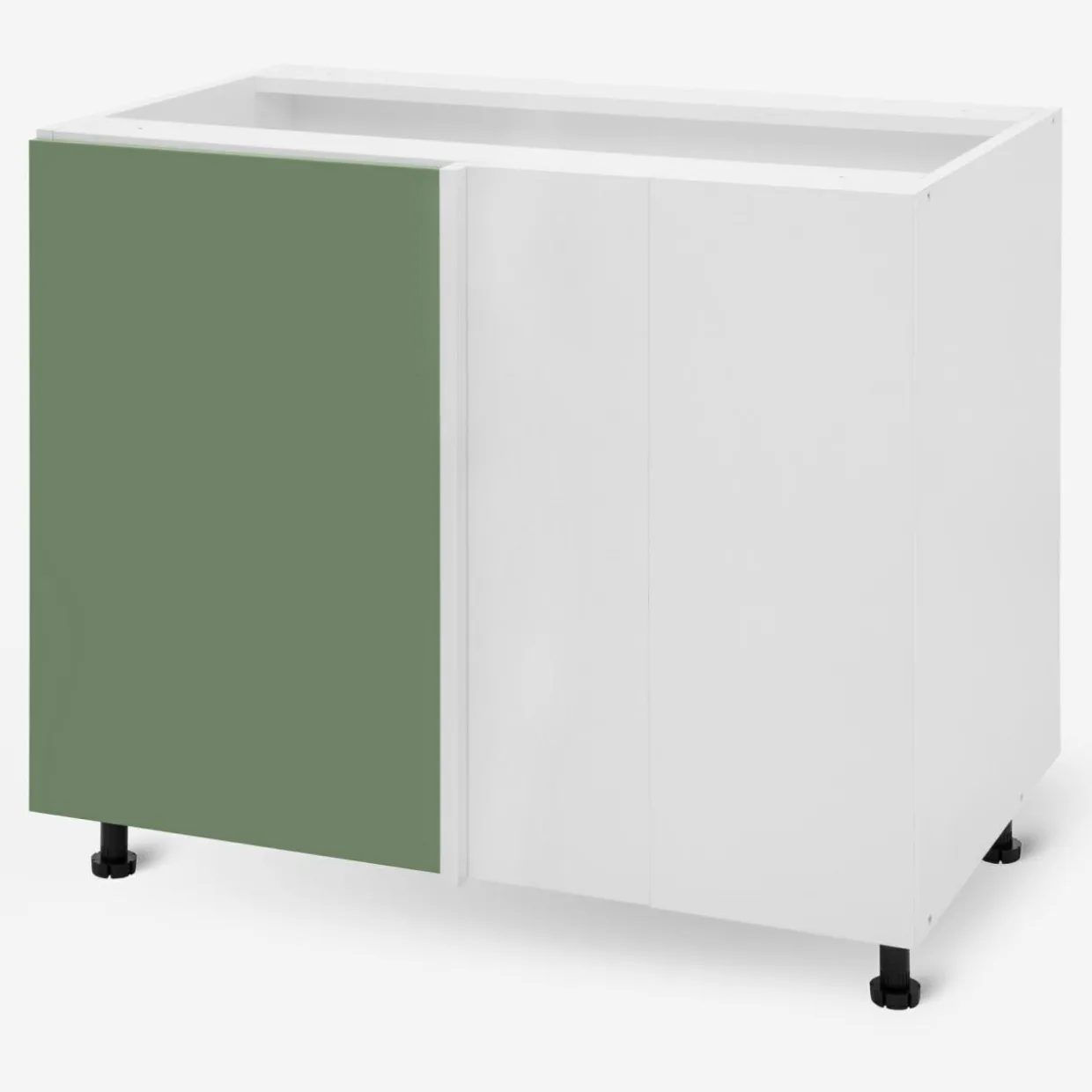 Szafka stojąca narożna BASIC PLUS BP/DNLP smoke green
