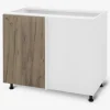 Szafka stojąca narożna BASIC PLUS BP/DNLP dark rockfort hickory