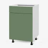 Szafka stojąca z szufladą BASIC PLUS BP/D50SR1 smoke green