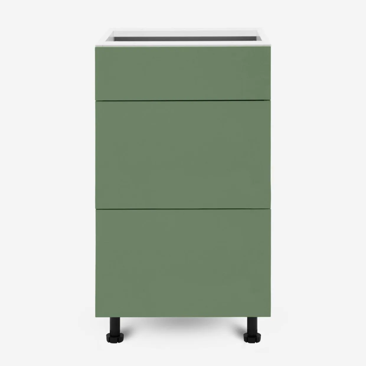 Szafka stojąca z szufladami BASIC PLUS BP/D45S3 smoke green