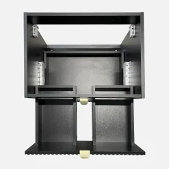 Szafka umywalkowa czarny mat BELT 60 cm