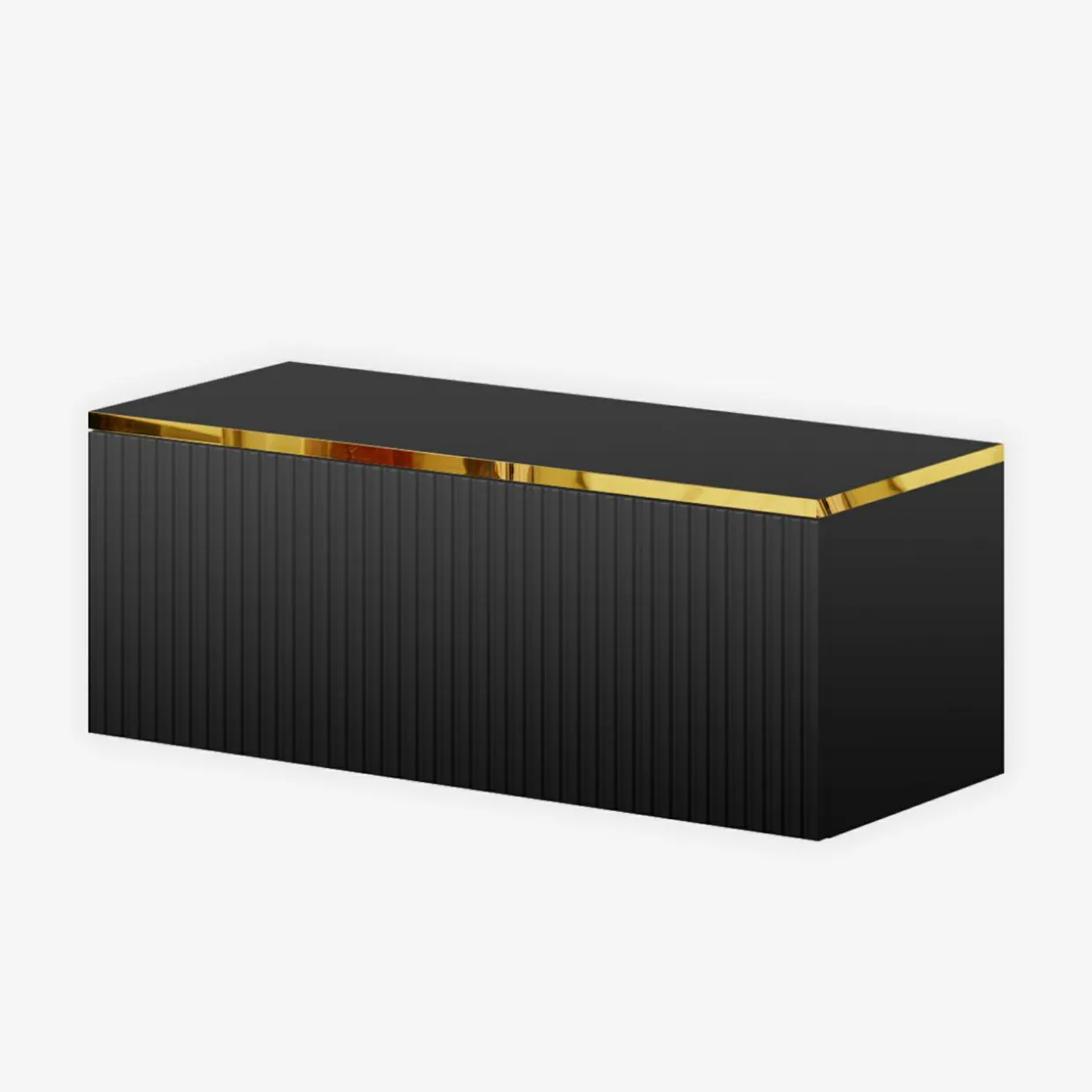Szafka wisząca czarna GOLD 80 cm
