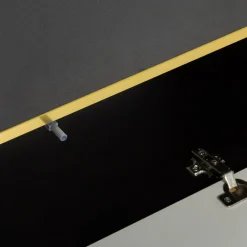 Szafka wisząca czarna GOLD 160 cm