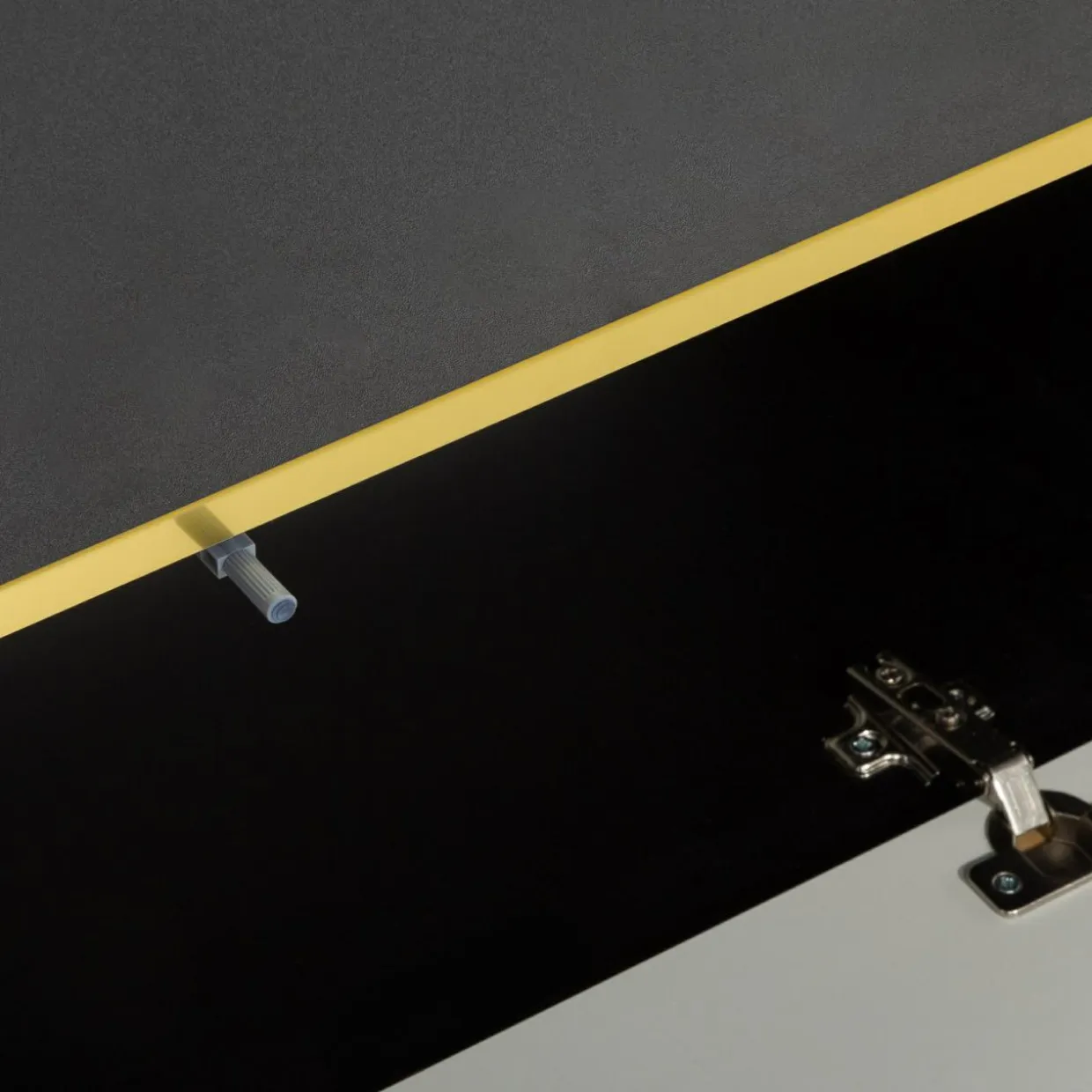 Szafka wisząca czarna GOLD 160 cm