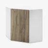 Szafka wisząca narożna BASIC PLUS BP/G60NW dark rockfort hickory