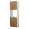 Szafka wysoka pod piekarnik BASIC PLUS BP/D60SP dąb craft złoty