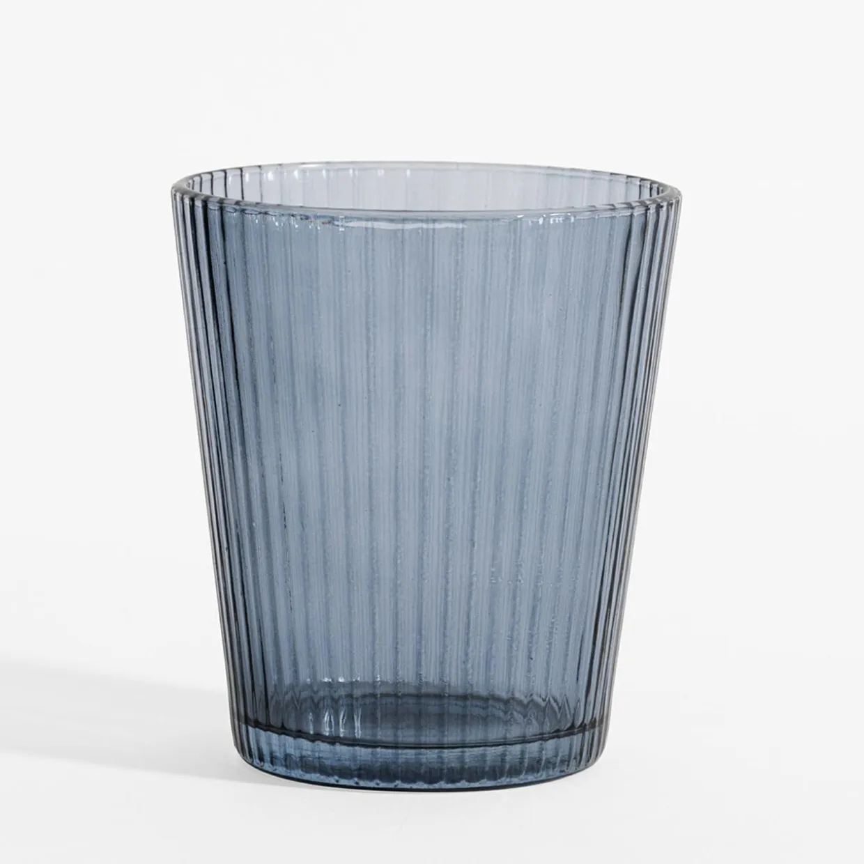Szklanka niebieska w prążki 290 ml