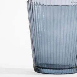 Szklanka niebieska w prążki 290 ml